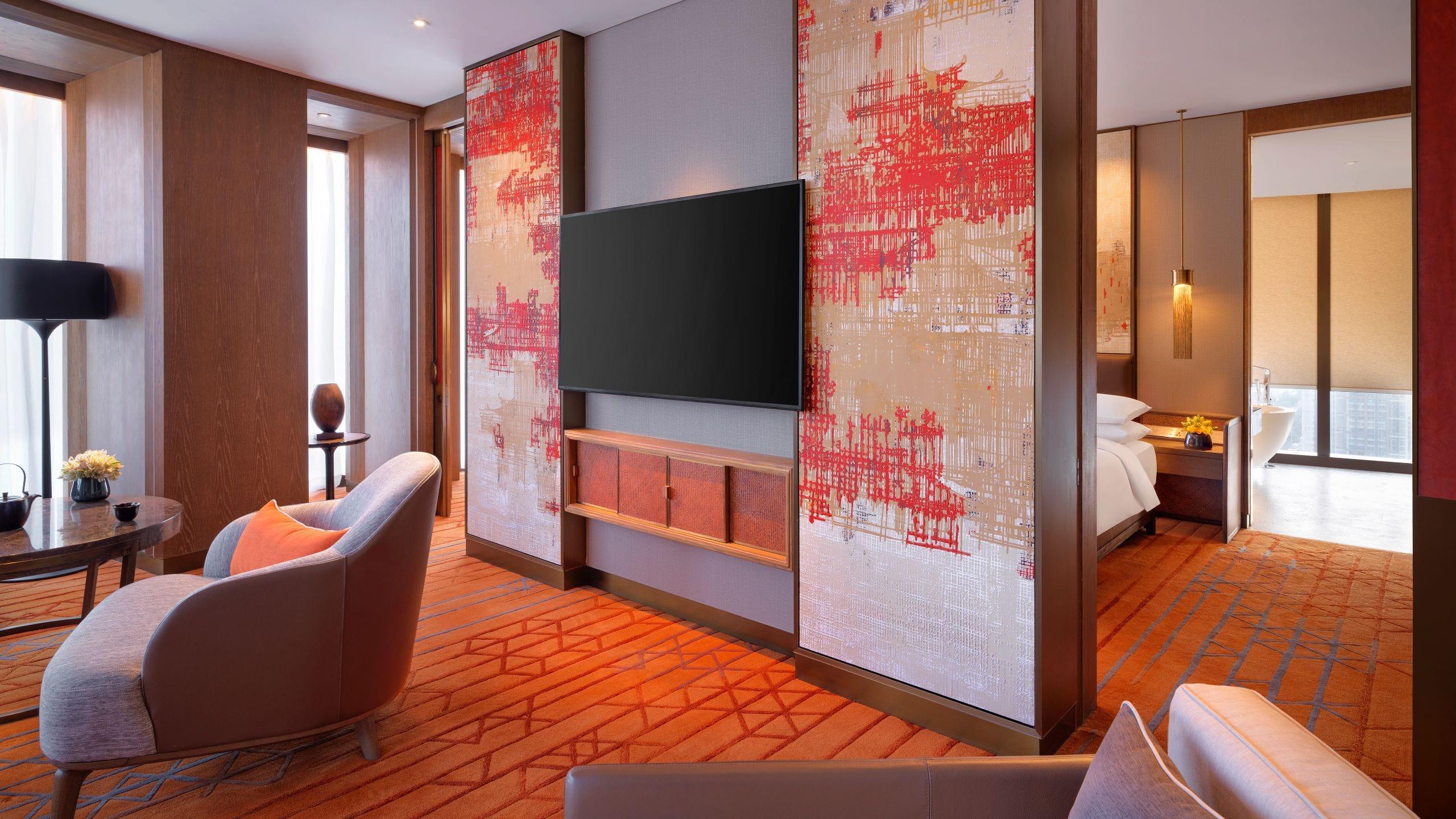 Grand Hyatt Xi'an Hotell Xi'an  Exteriör bild